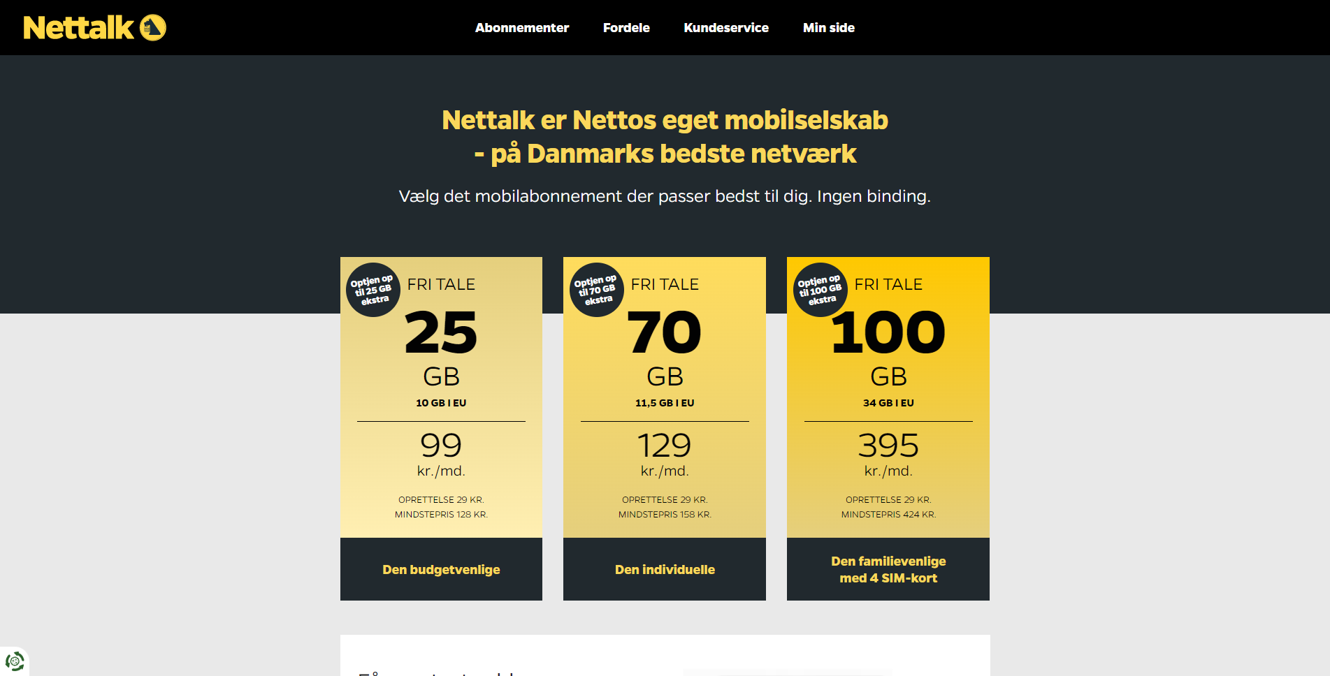 Nettalk - Nettos eget teleselskab